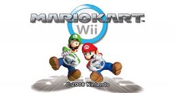 Mario Kart Wii Title Screen